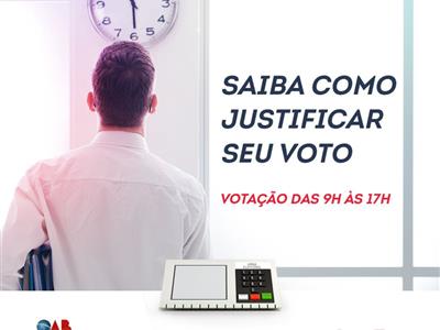 Foto da Notícia: Justificativa de ausência na eleição poderá ser feita por e-mail 