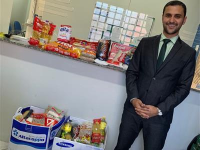 Foto da Notícia: Evento em Rondonópolis sobre Pacote Anticrime arrecada 100 Kg de alimentos